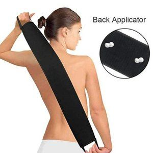SELF TANNER APPLICATOR LONG STRAP W/ HANDLES APPLY STREAK FREE EVEN REUSABLE